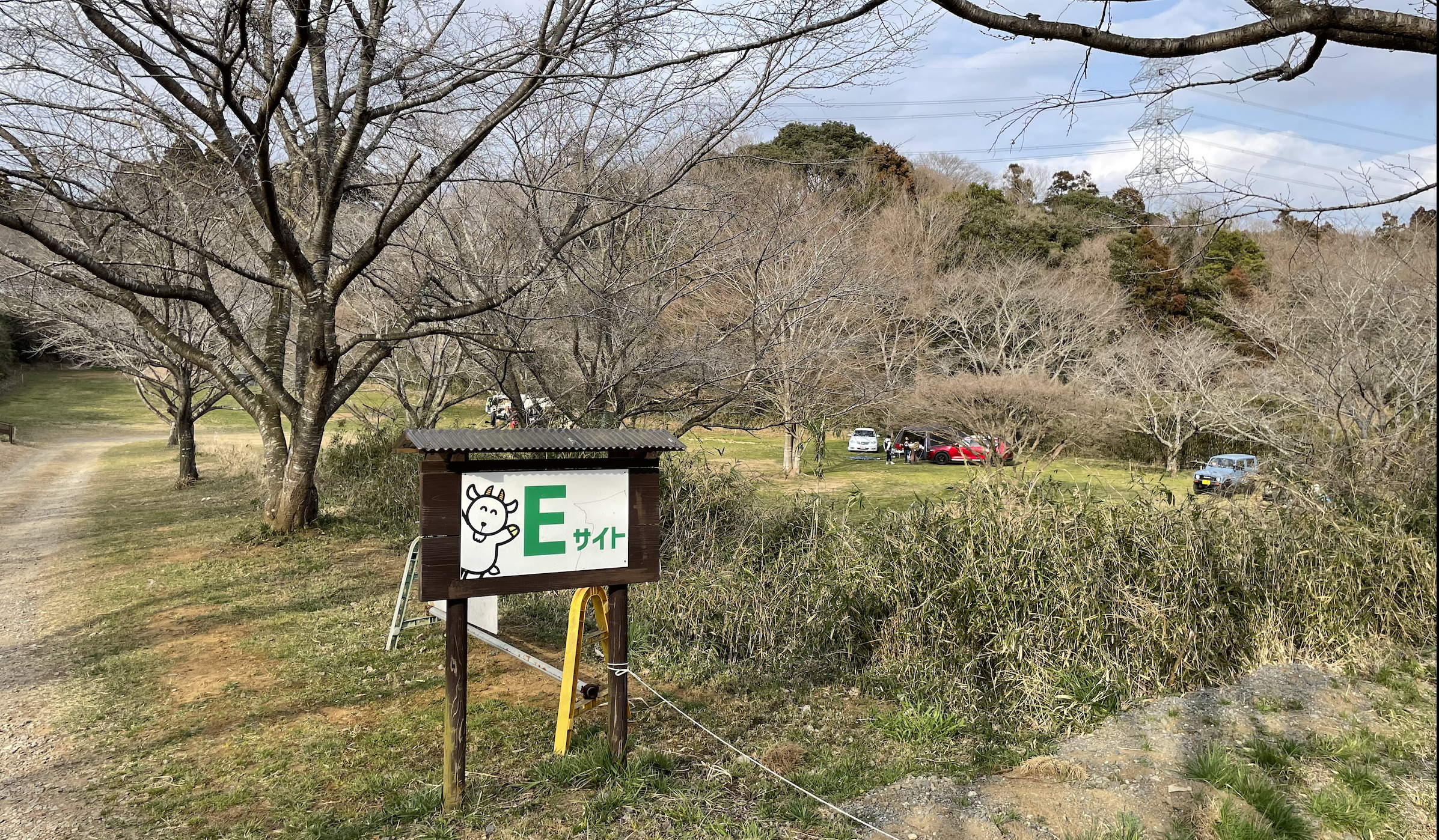 成田ゆめ牧場ファミリーオートキャンプ場Eサイト